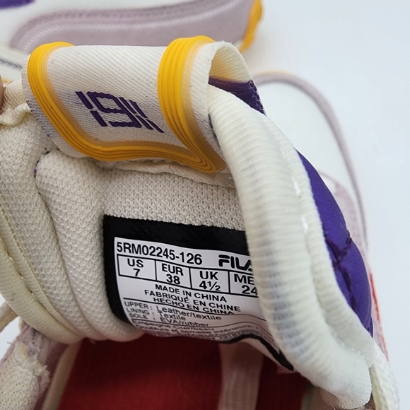 FILA Renno Corduroy Women's Sneakers Multicolor Size 7 NEW - Picture 9 of 11